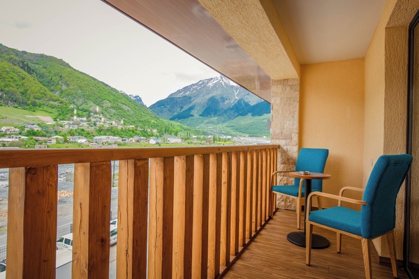 Habitación Deluxe con 2 camas individuales, vista a la montaña | Vista a la montaña