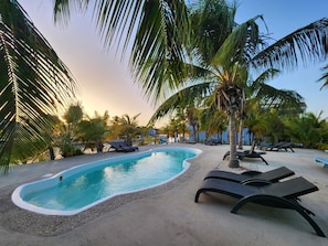 Outdoor pool - Caribbean Lofts 25 - 2 bedroom Waterfront (Kralendijk)