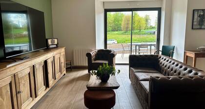 Entre Rennes et St Malo Maison en Campagne, Terrasse et Espace Vert