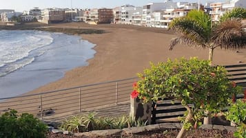 En la playa