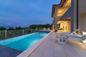 Outdoor pool, a heated pool - Ema Luxury Villa (Risika)