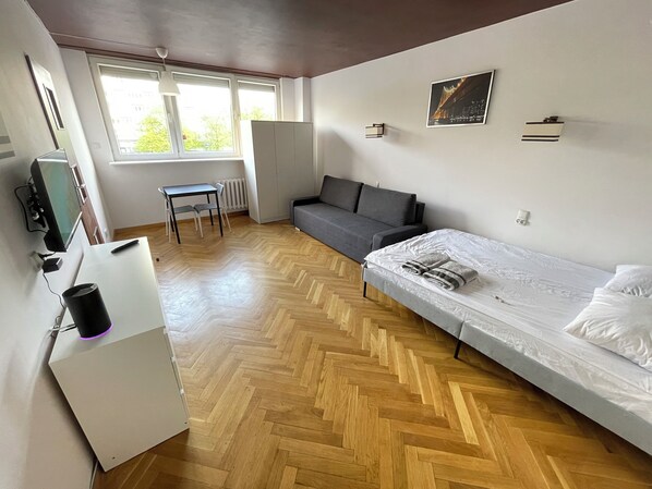 Apartamento conforto | 1 quarto, roupas de cama antialérgicas, individualmente decorados
