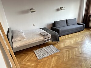 1 bedroom, hypo-allergenic bedding, individually decorated