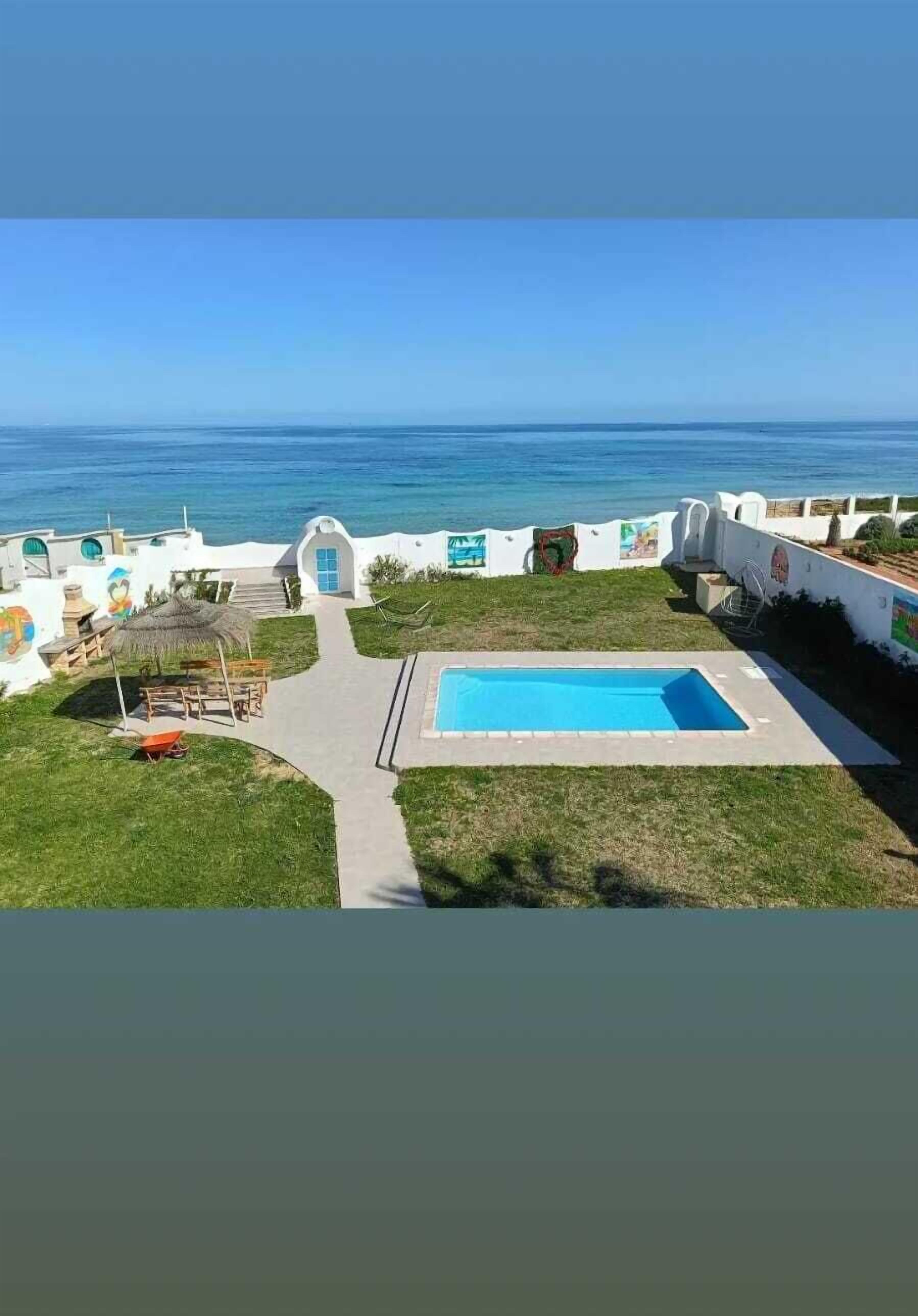 Blick von der Unterkunft