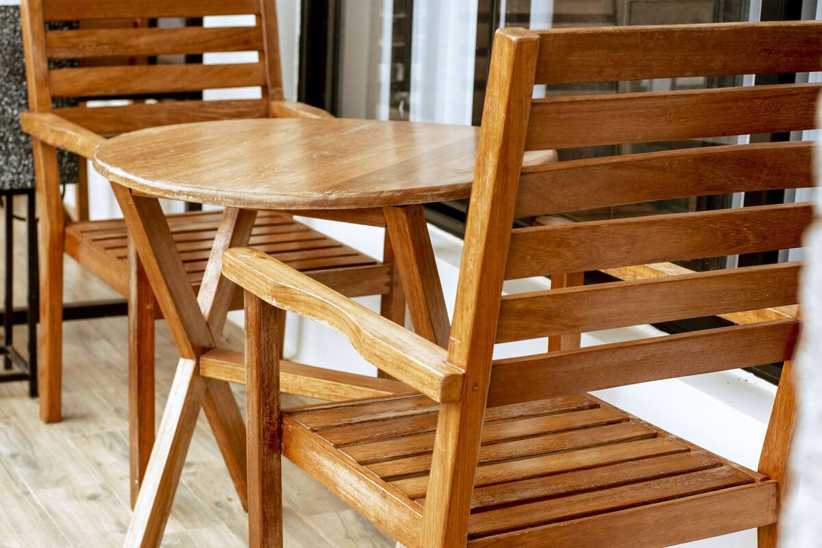 Dobbeltrom – deluxe, 1 soverom, byutsikt, hageområde | Terrasse/patio
