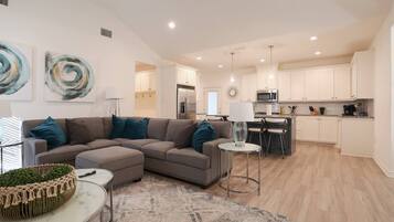 TV connectée, cheminée