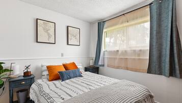 1 chambre, fer et planche Ă repasser, Wi-Fi gratuit, draps fournis