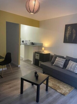Living area - Studio 2 Cosy Coin Nuit Centre Ville (Millau)