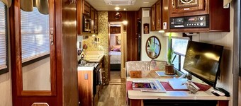 Pet Friendly Vintage Camper Turned Tiny House with Fenced Yard near Sedona!