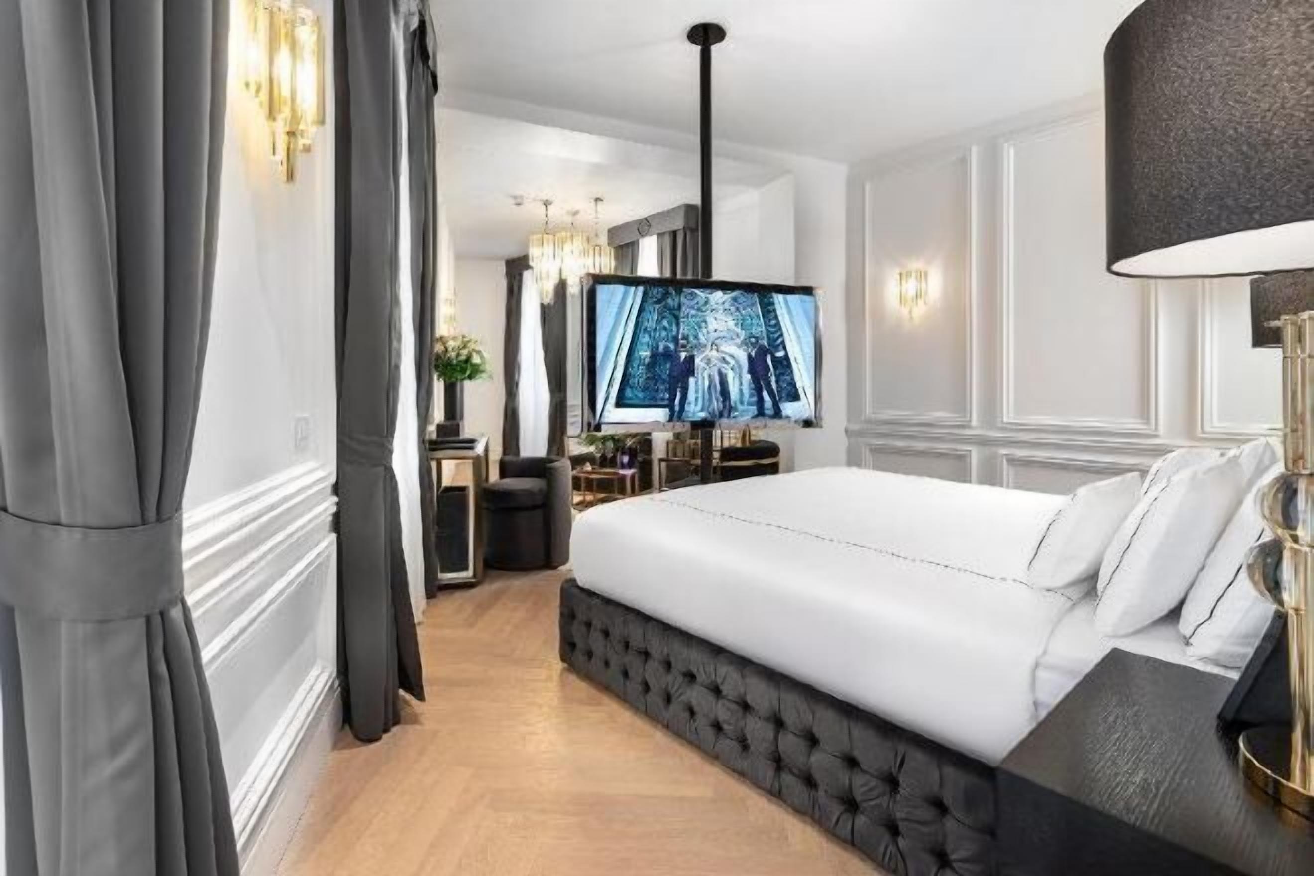 Lakens van Egyptisch katoen, luxe beddengoed, donzen dekbedden