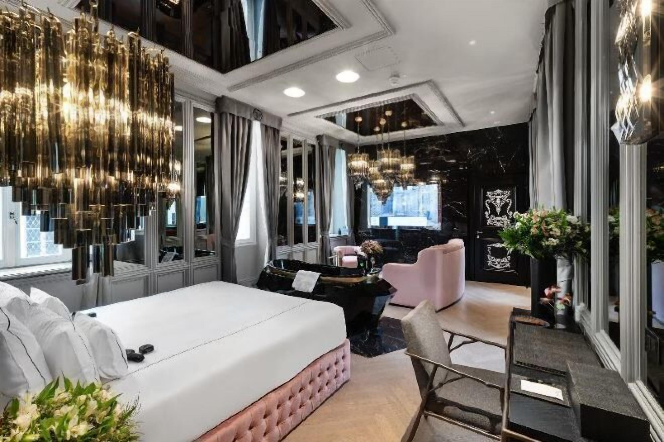 Lakens van Egyptisch katoen, luxe beddengoed, donzen dekbedden