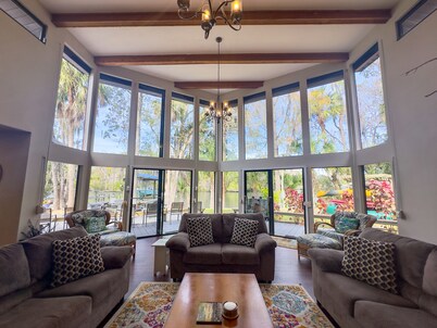 Homosassa River Retreat with Pool, Dock, Fire Pit & Water Sports