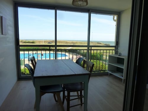 Studio 4 pers. face mer+piscine+tennis