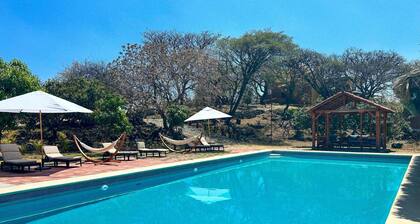 Apartment with View of the Tepoztlán Mountains