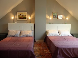 4 chambres, fer et planche Ă repasser, Wi-Fi, draps fournis