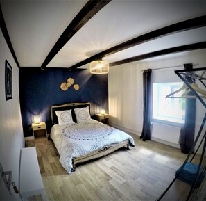 4 habitaciones, cuna de viaje, wifi gratis y ropa de cama 