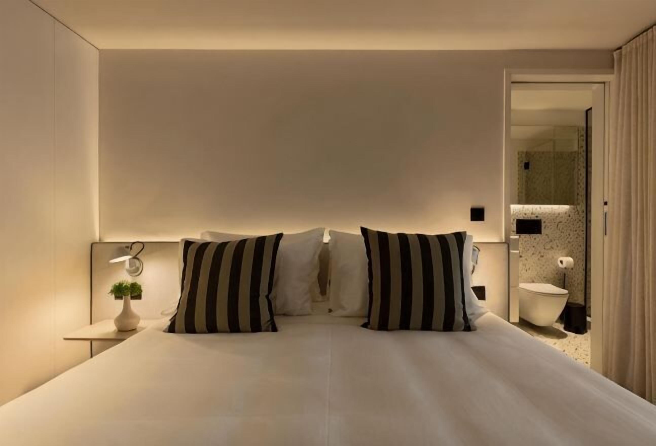 Biancheria da letto di alta qualità, cassaforte in camera