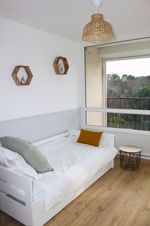 3 dormitorios y ropa de cama