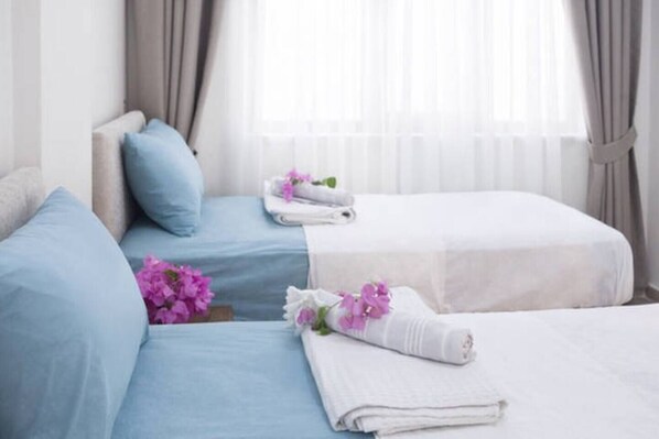 2 bedrooms, bed sheets - Garden Oasis Apart
(Fethiye)
