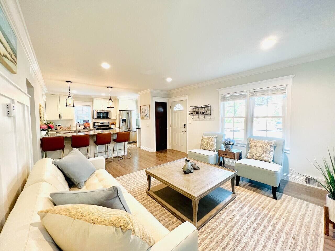 Televisión y chimenea 