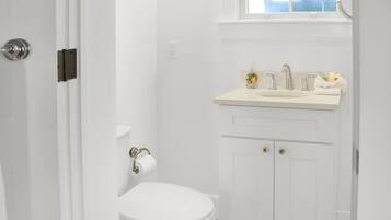 Towels, soap, toilet paper