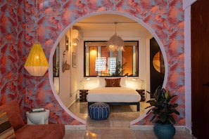 Romantic Studio, Terrace | Hypo-allergenic bedding, memory foam beds, individually decorated - NOA by DW (San Juan)