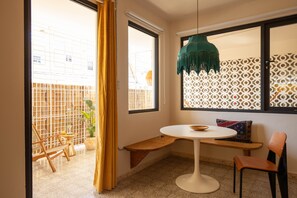 豪華公寓, 1 間臥室, 露台 | 飯廳