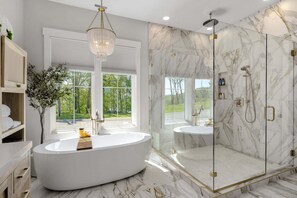 Shower, towels