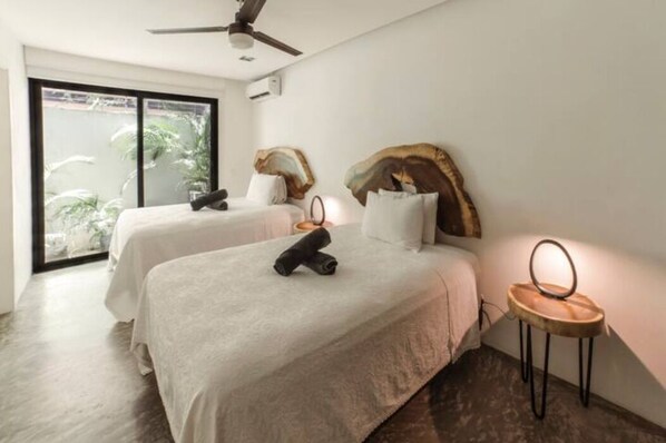 2 chambres, Wi-Fi, literie fournie