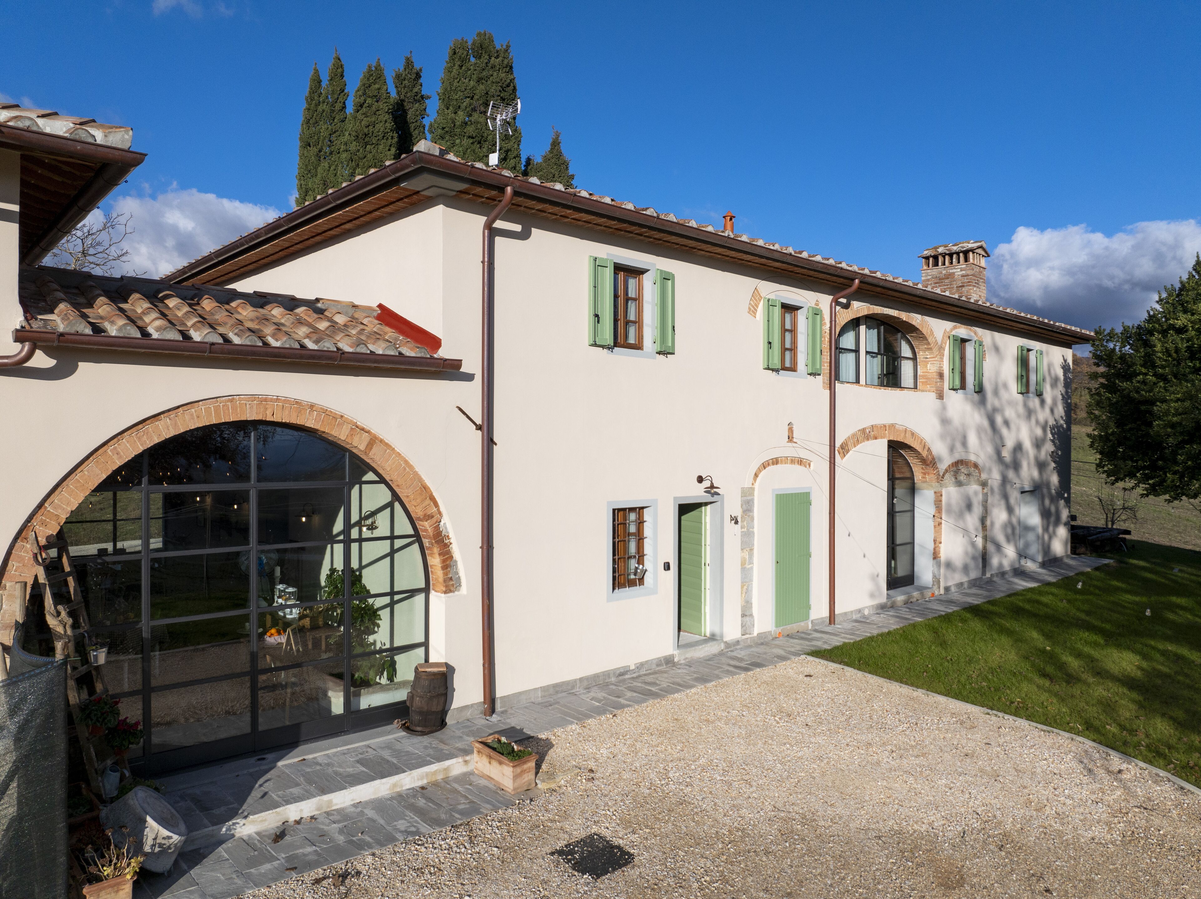 Façade de l’hébergement