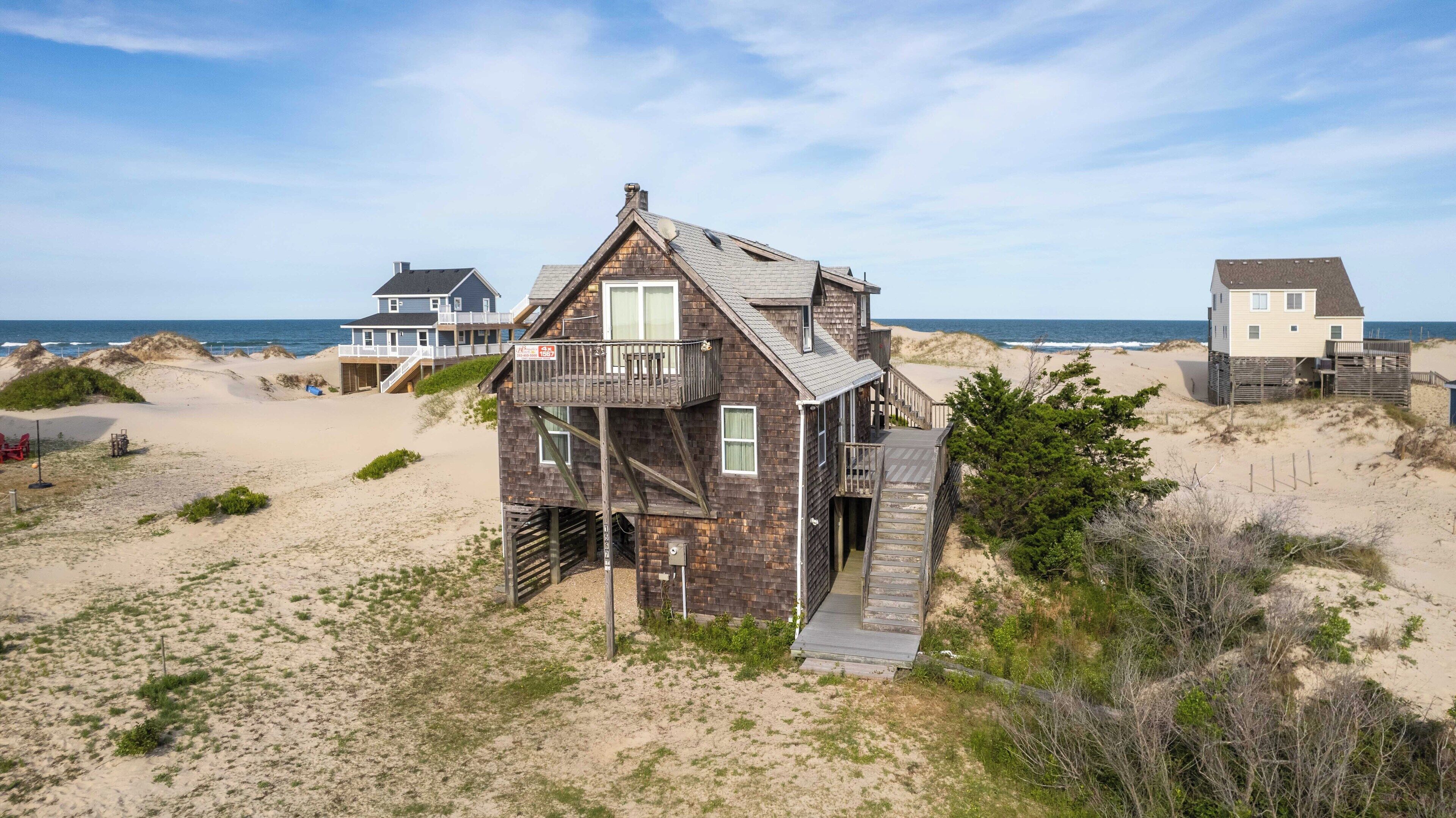 4x1567, Lil House- Semi-Soundfront, Wild Horses! Ocean View!