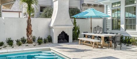 Indoor pool, a heated pool