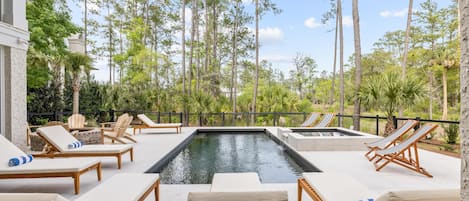 Una piscina climatizada