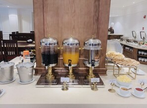 Gratis frukostbuffé varje dag 
