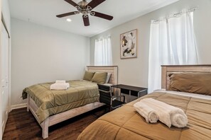 3 habitaciones, tabla de planchar con plancha y wifi gratis