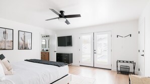 4 bedrooms, desk, iron/ironing board, travel cot - Old Town Gem by Porter | Dog-Friendly Home w/Heated Pool and Arcade Games (Scottsdale)