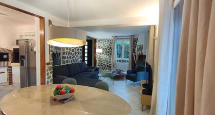 Charmante maison avec jardinet offrant de 4 Ă 6 lits Ă 10 minutes de Lyon centre