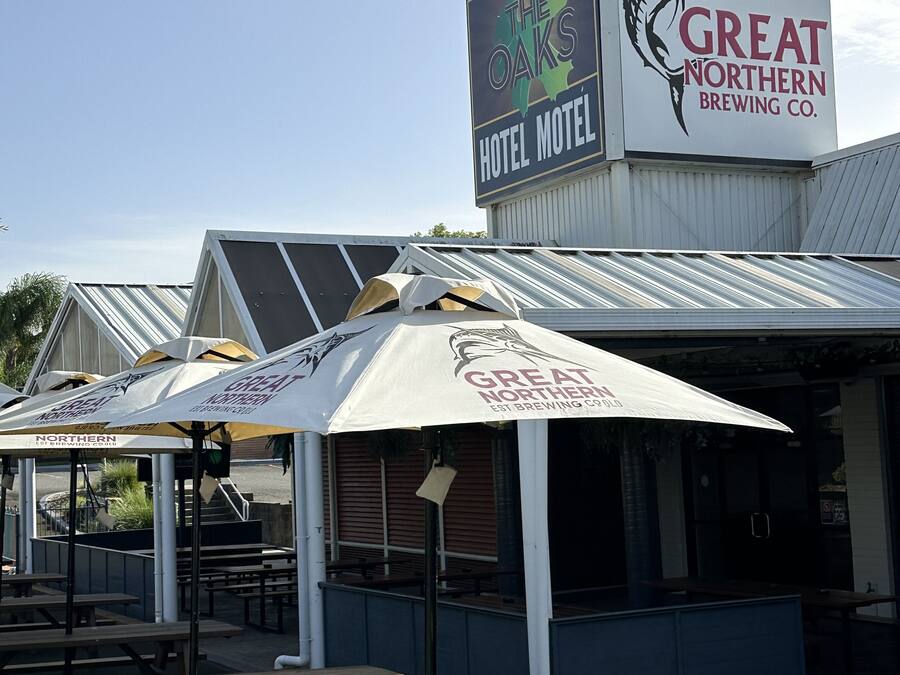 Façana frontal de l'allotjament