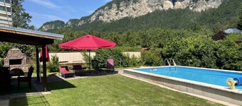 Maison de vacances "Haus Linsendorf" avec accÚs privé au lac, piscine et Wi-Fi