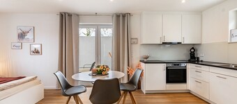 Familieappartement Fewo Parkside S1 | 8 min naar Legoland | Terras & Parkeerplaats