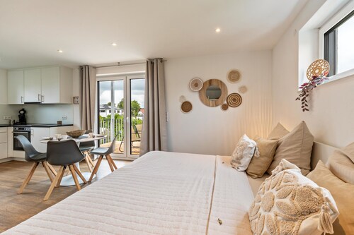 Familien-Apartment Fewo Parkside S4 | 8Min Legoland | Balkon & Parkplatz