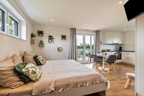 Familien-Apartment Fewo Parkside S3 | 8Min Legoland | Balkon & Parkplatz