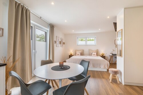 Familien-Apartment Fewo Parkside S2 | 8Min Legoland | Terrasse & Parkplatz