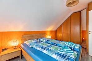 2 soverom, strykejern/-brett, wi-fi (inkludert) og sengetøy