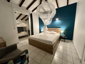 Family Villa | 5 bedrooms, bed sheets - Villa Siméon Saint François (Saint-François)