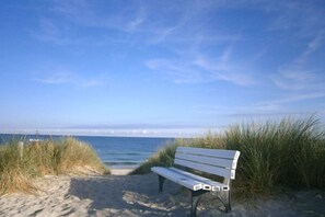 Tæt på stranden