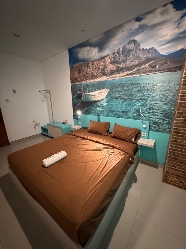 Kamar Double Premier | Meja kerja, Wi-Fi gratis, dan seprai linen