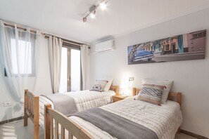 2 bedrooms, iron/ironing board, travel crib, WiFi