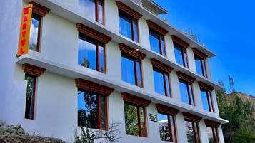 Voorkant van accommodatie