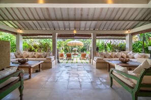 Villa, 4 Bedrooms, Smoking, Private Pool | Living area - Villa Senang, Seminyak (Seminyak)
